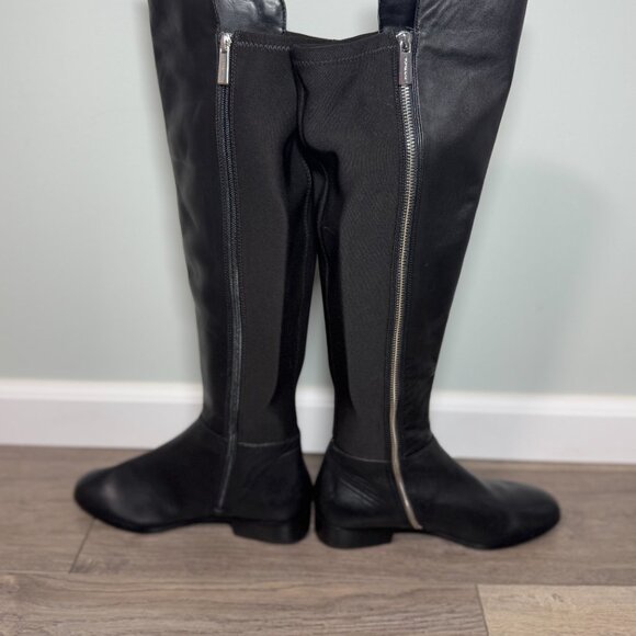 Tall Michael Kors Black Boots Size 7.5 - Picture 5 of 8